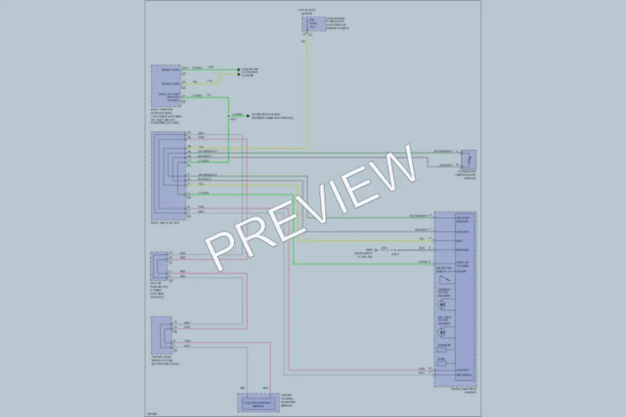 2005 Cadillac EscaladeEXT Power Mirrors wiring diagram preview