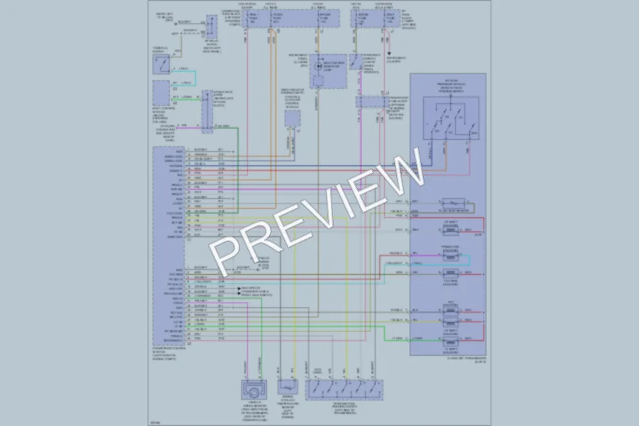 2005 Cadillac EscaladeEXT Transmission wiring diagram preview