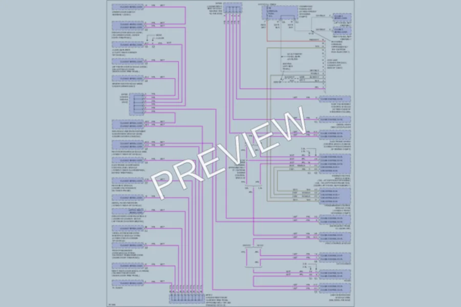 2005 Cadillac SRX Computer Data Lines wiring diagram preview
