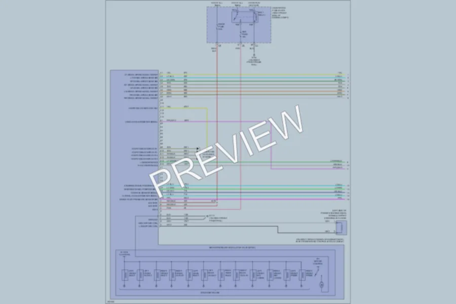 2005 Cadillac STS Anti Lock Brakes wiring diagram preview