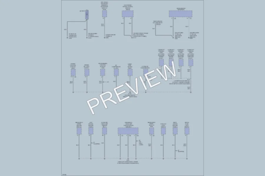 2005 Cadillac STS Ground Distribution wiring diagram preview