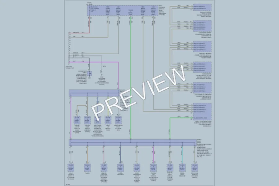 2005 Cadillac XLR Computer Data Lines wiring diagram preview