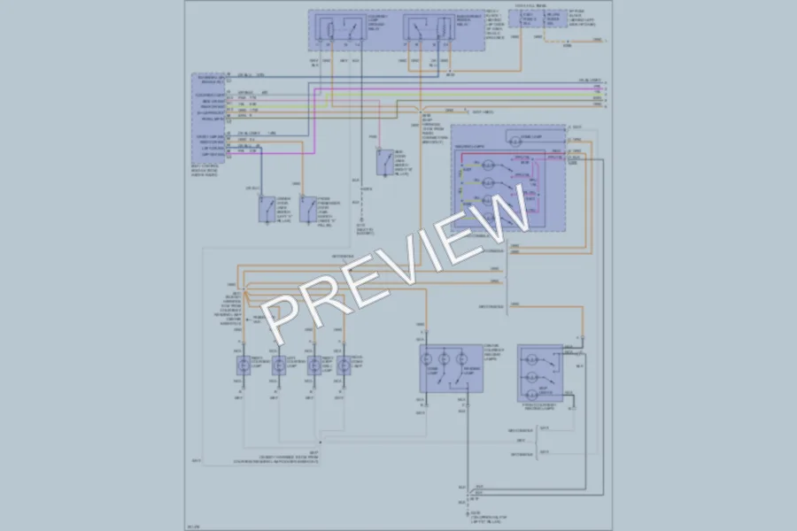 2005 Chevrolet Astro Interior Lights wiring diagram preview