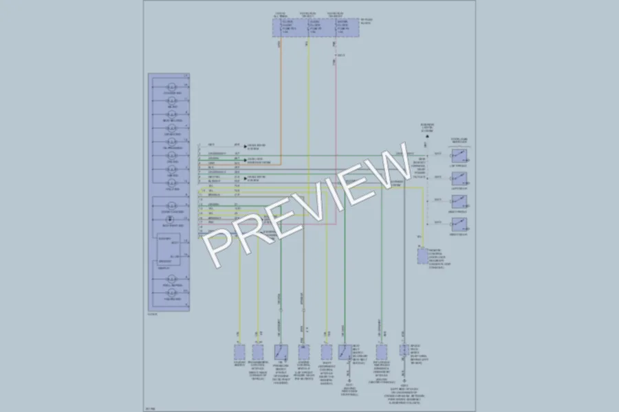 2005 Chevrolet Aveo Instrument Cluster wiring diagram preview