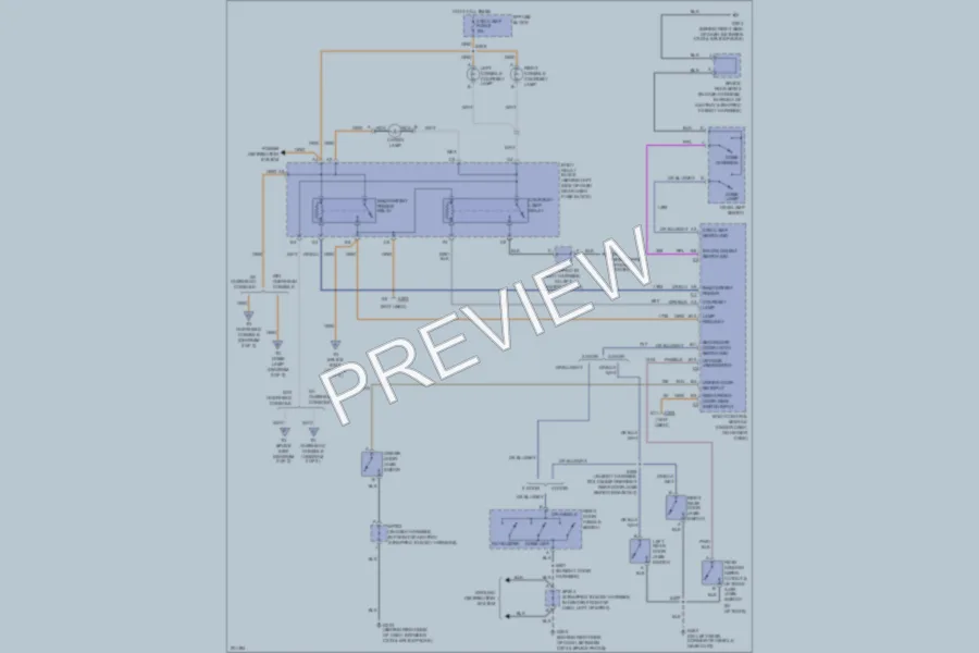 2005 Chevrolet Blazer Interior Lights wiring diagram preview