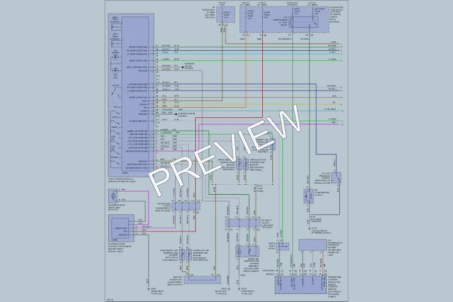 2005 Chevrolet 3500 Air Conditioning wiring diagram preview