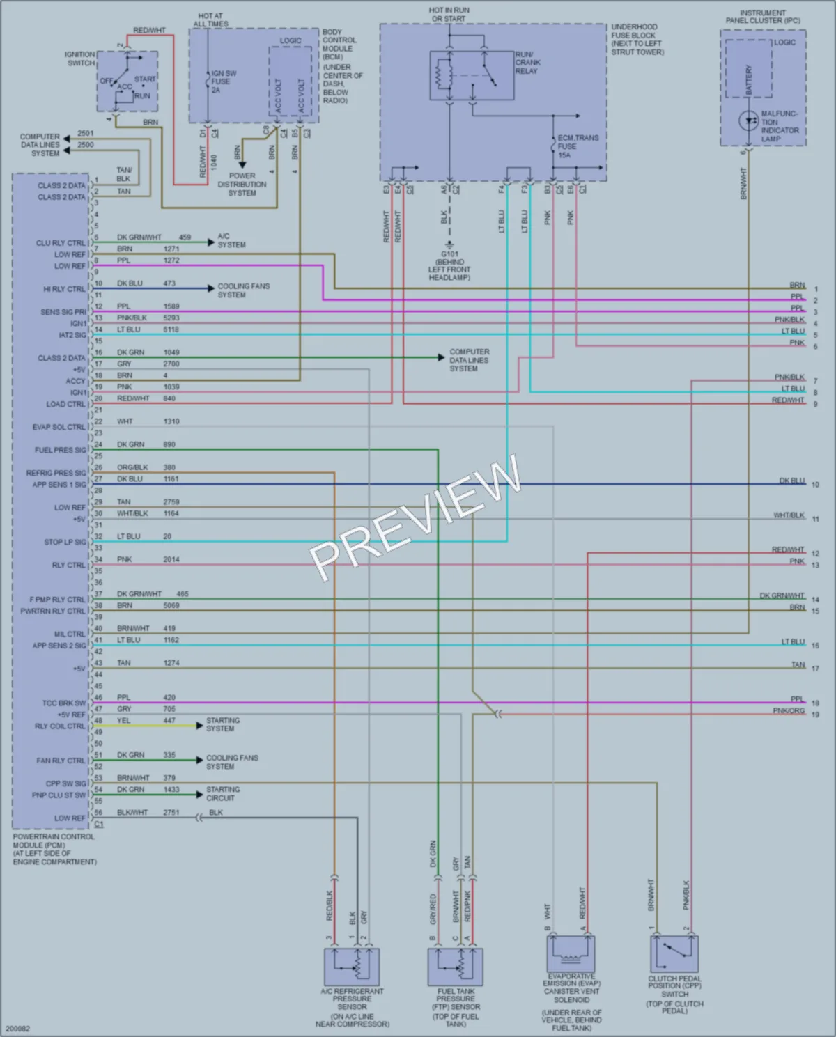2005 Chevrolet Cobalt Engine Performance wiring diagram preview