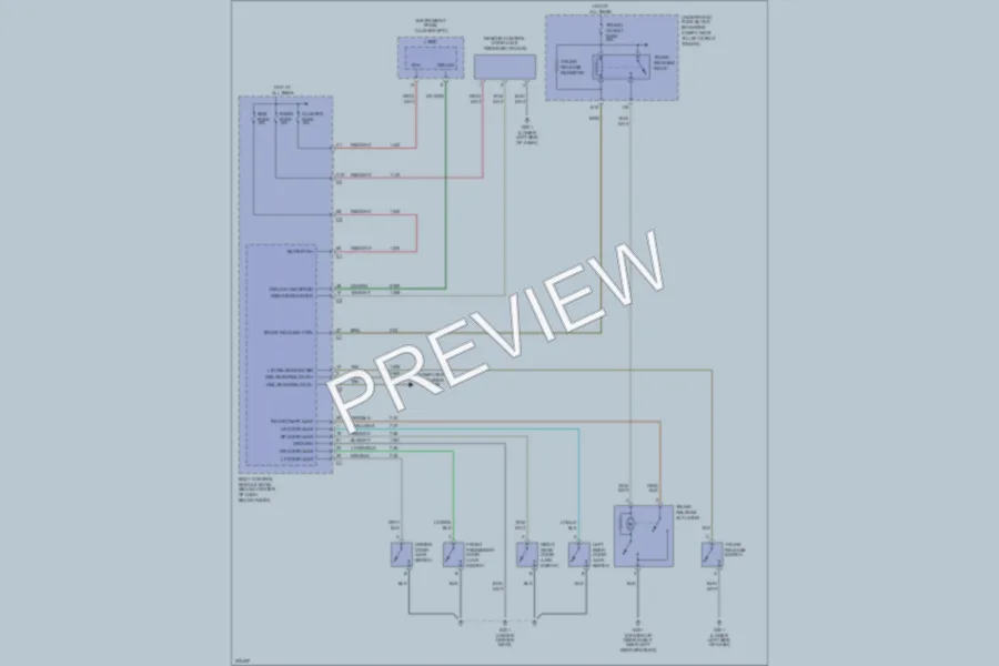 2005 Chevrolet Cobalt Power Door Locks wiring diagram preview