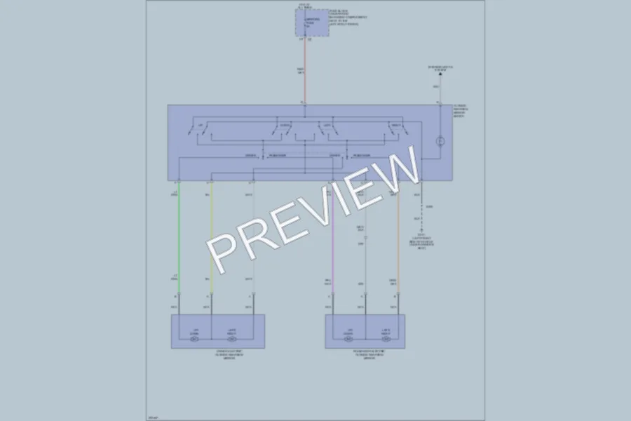 2005 Chevrolet Cobalt Power Mirrors wiring diagram preview