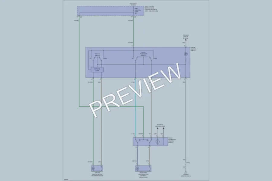 2005 Chevrolet Cobalt Power Windows wiring diagram preview