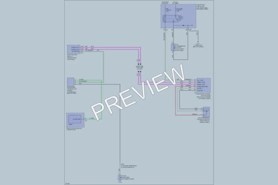 2005 Chevrolet Colorado Air Conditioning wiring diagram preview