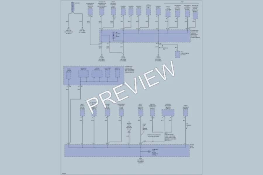 2005 Chevrolet Colorado Ground Distribution wiring diagram preview