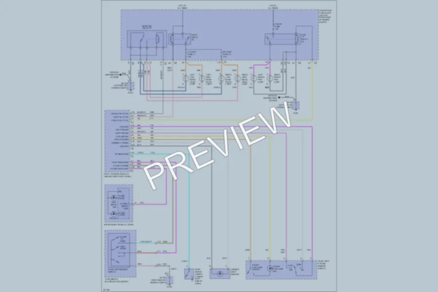 2005 Chevrolet Colorado Headlights wiring diagram preview