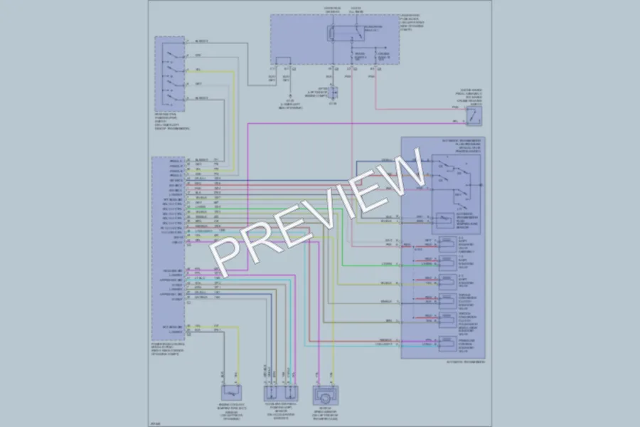2005 Chevrolet Colorado Transmission wiring diagram preview