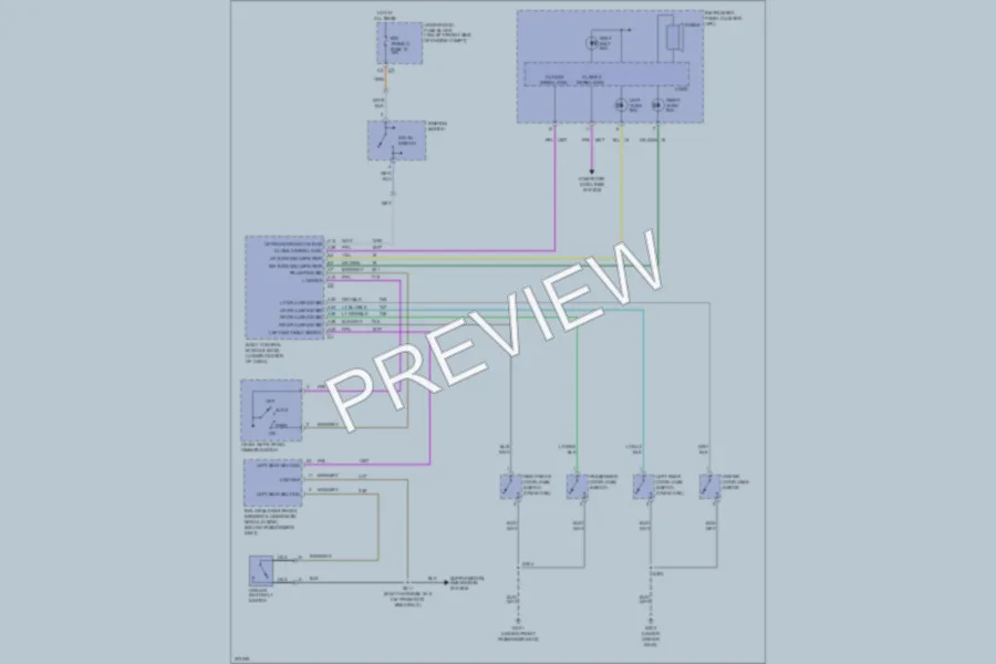 2005 Chevrolet Colorado Warning Systems wiring diagram preview