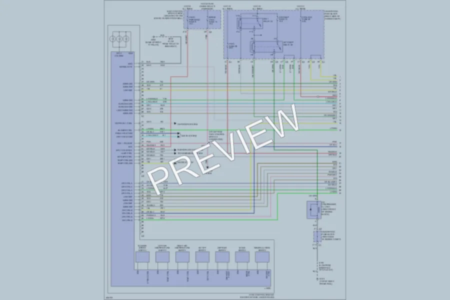 2005 Chevrolet Corvette Air Conditioning wiring diagram preview