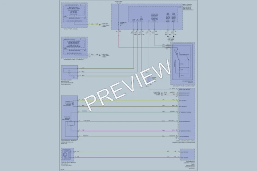 2005 Chevrolet Corvette Cruise Control wiring diagram preview
