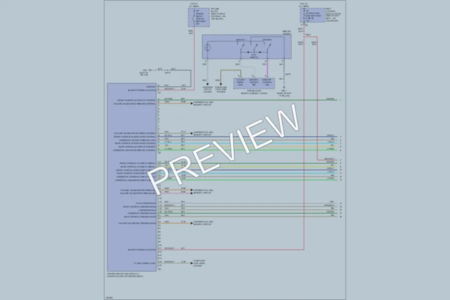 2005 Chevrolet Corvette Memory Systems wiring diagram preview