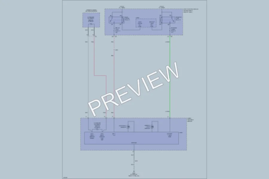2005 Chevrolet Corvette Power Mirrors wiring diagram preview