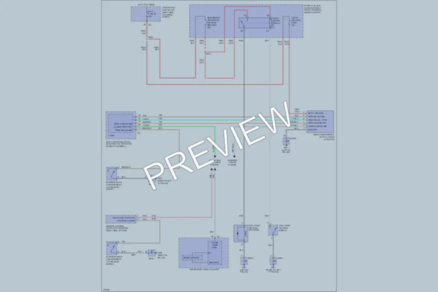 2005 Chevrolet Corvette Trunk Tailgate Fuel Door wiring diagram preview