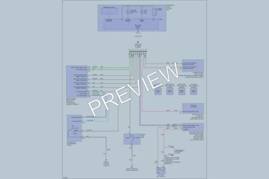 2005 Chevrolet Corvette Warning Systems wiring diagram preview