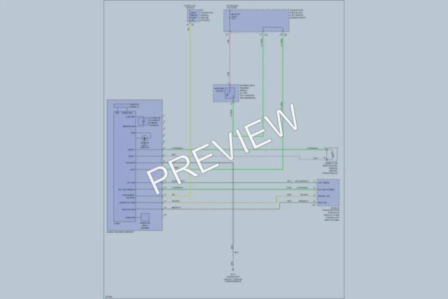 2005 Chevrolet Equinox Power Mirrors wiring diagram preview