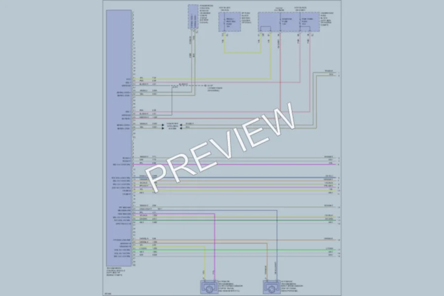 2005 Chevrolet Equinox Transmission wiring diagram preview