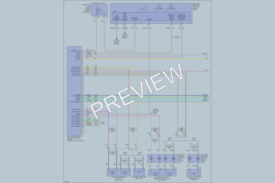 2005 Chevrolet G1500 Supplemental Restraints wiring diagram preview