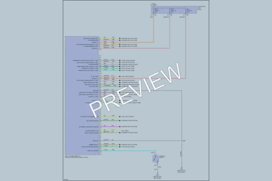 2005 Chevrolet G2500 Body Control Modules wiring diagram preview
