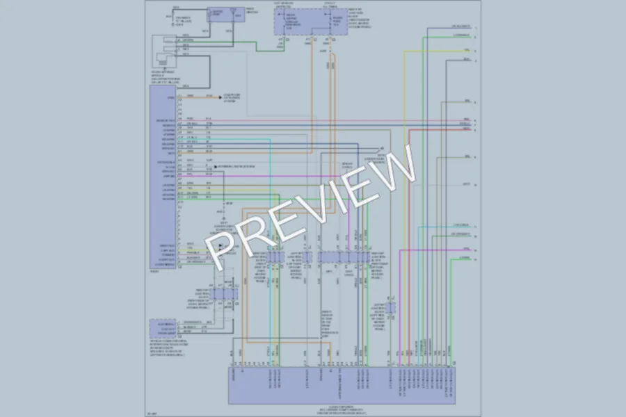 2005 Chevrolet Impala Radio wiring diagram preview