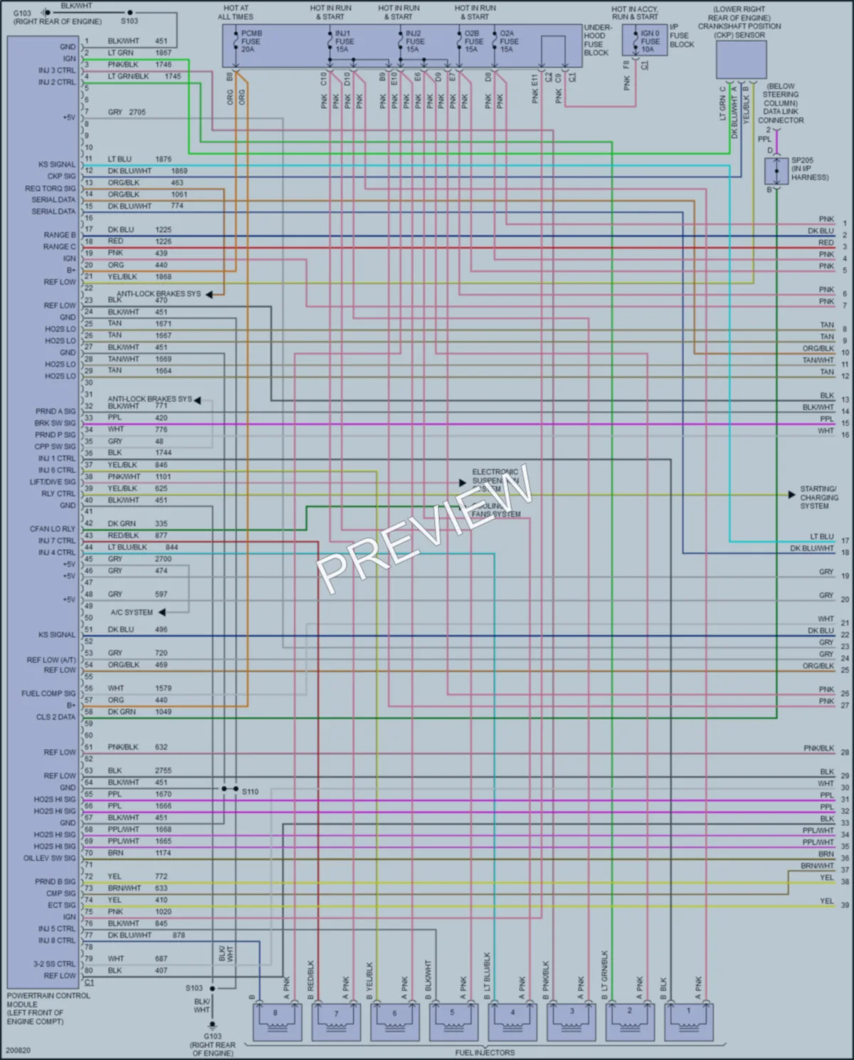 2005 Chevrolet 1500 Hd Engine Performance wiring diagram preview