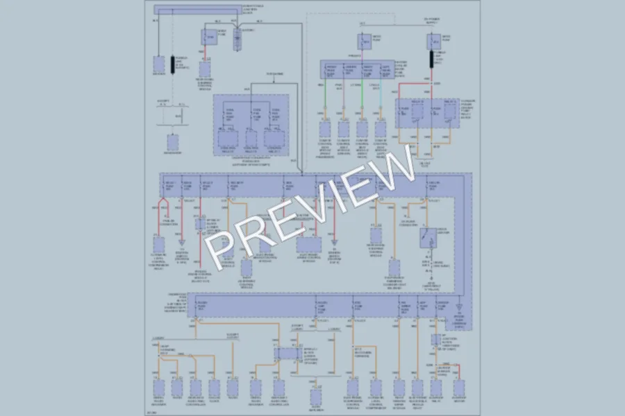 2005 Chevrolet K2500Suburban Power Distribution wiring diagram preview