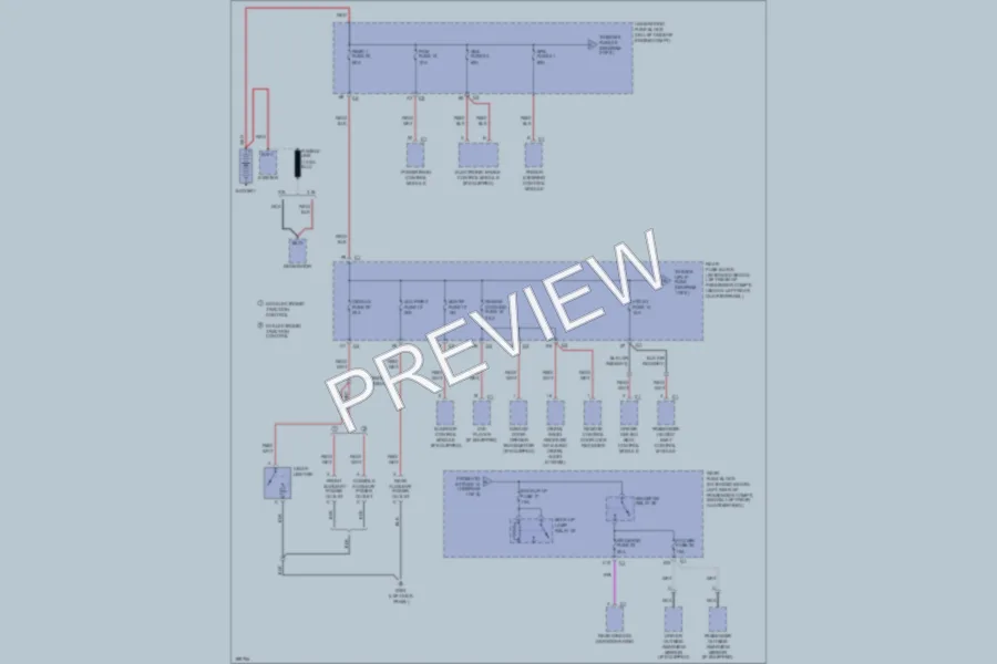 2005 Chevrolet Malibu Power Distribution wiring diagram preview