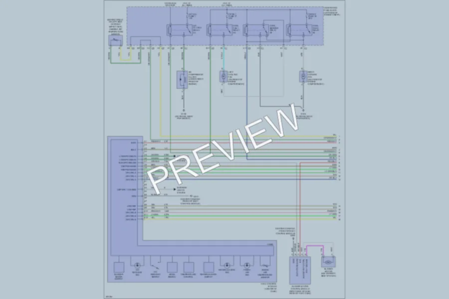 2005 Chevrolet MalibuMaxx Air Conditioning wiring diagram preview