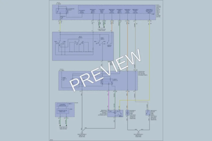 2005 Chevrolet MalibuMaxx Wiper Washer wiring diagram preview