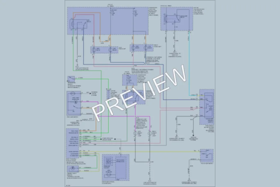 2005 Chevrolet MonteCarlo Headlights wiring diagram preview
