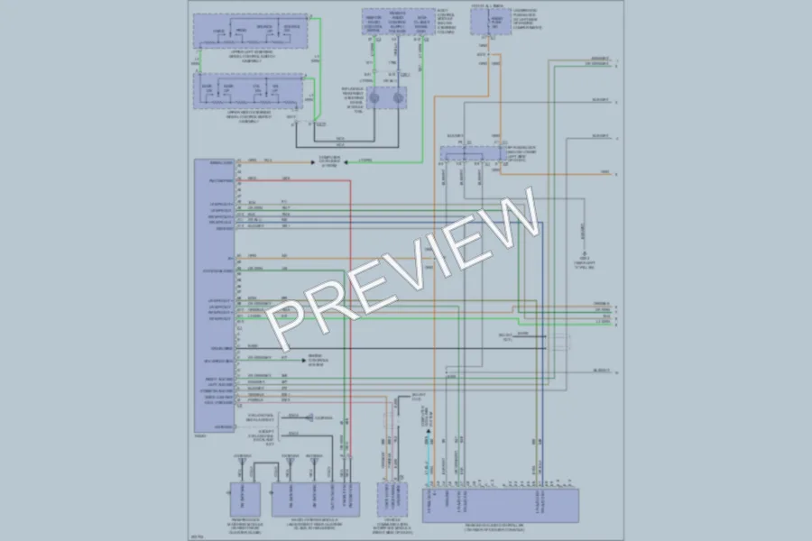 2005 Chevrolet Tahoe Radio wiring diagram preview