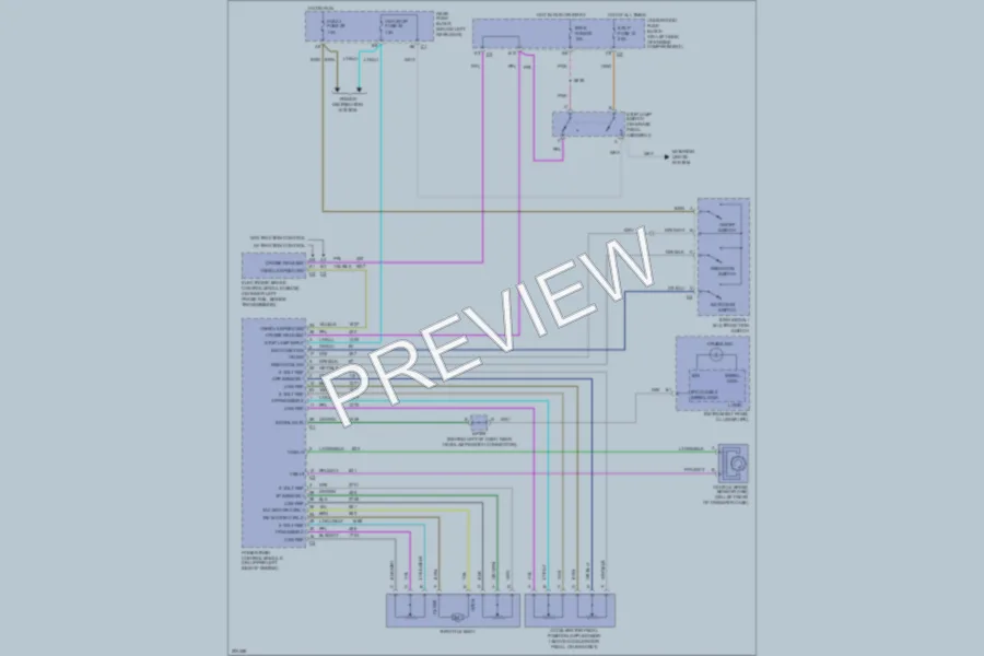 2005 Chevrolet TrailBlazer Cruise Control wiring diagram preview