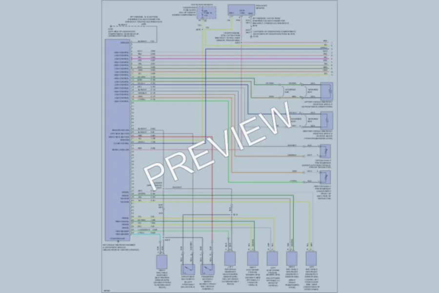 2005 Chevrolet TrailBlazerEXT Supplemental Restraints wiring diagram preview