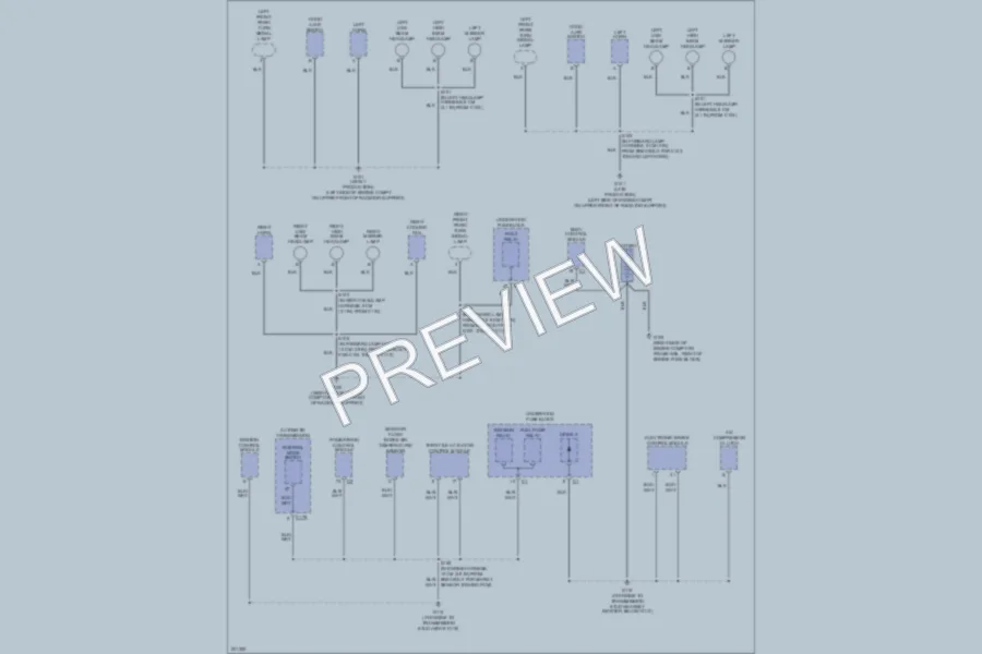 2005 Chevrolet Uplander Ground Distribution wiring diagram preview