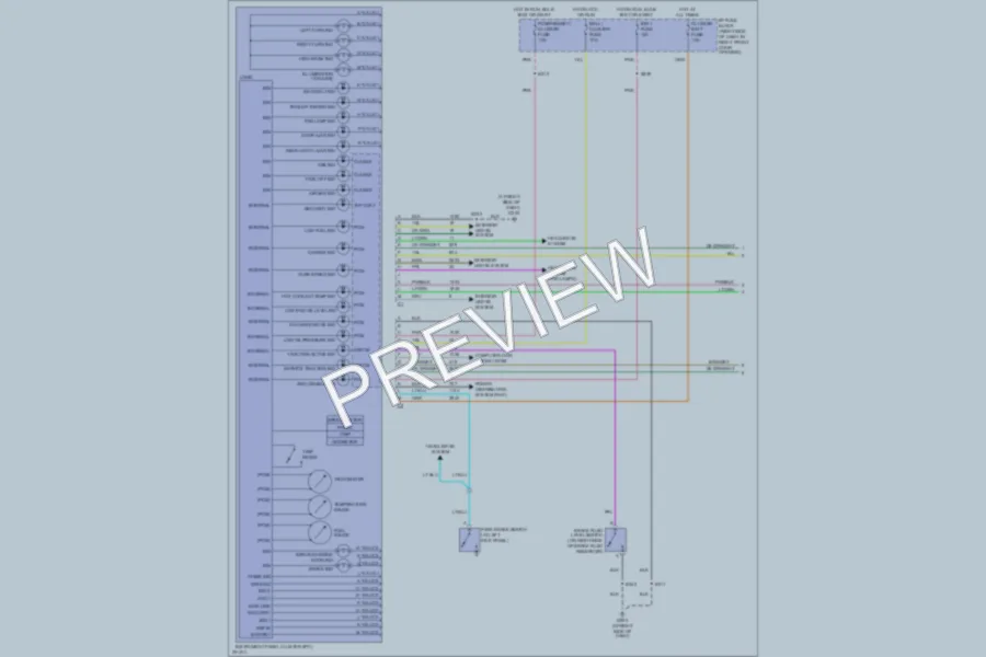 2005 Chevrolet Venture Instrument Cluster wiring diagram preview