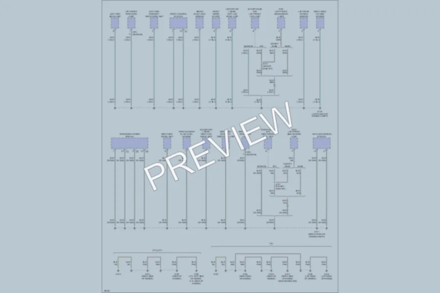 2005 Chrysler 300 Ground Distribution wiring diagram preview