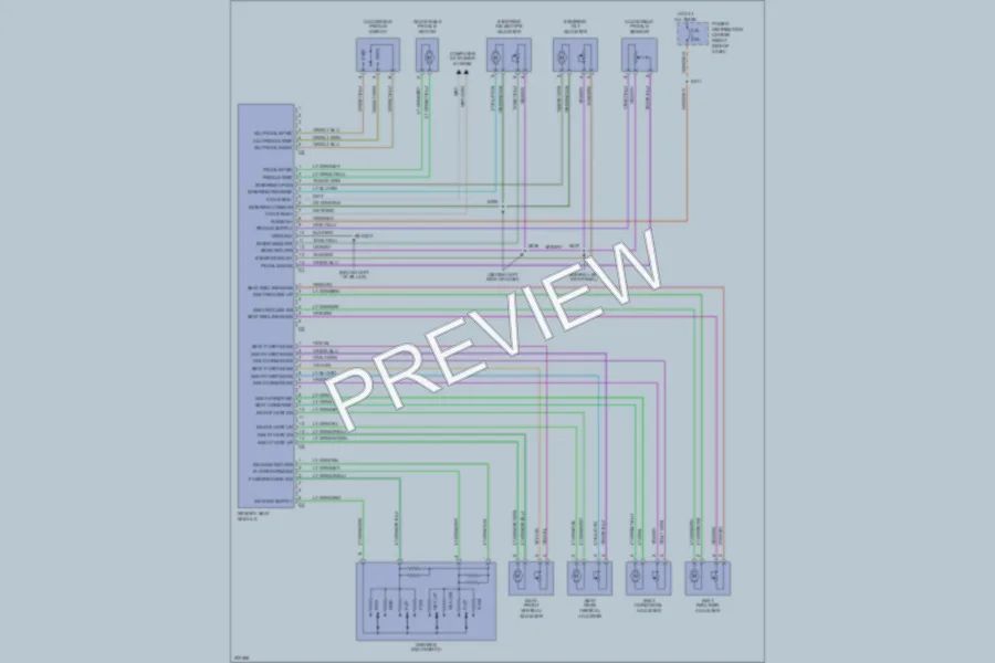 2005 Chrysler 300 Memory Systems wiring diagram preview