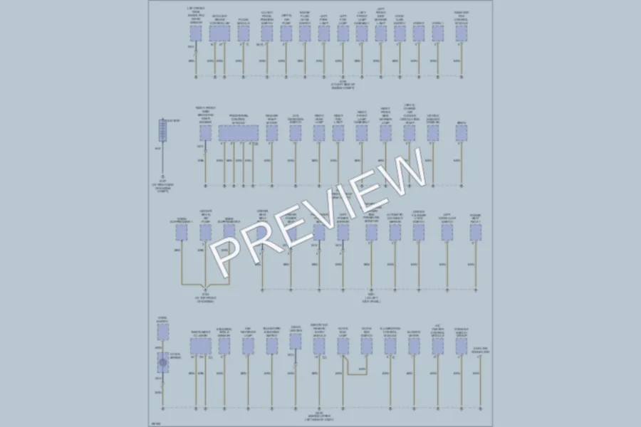 2005 Chrysler Crossfire Ground Distribution wiring diagram preview