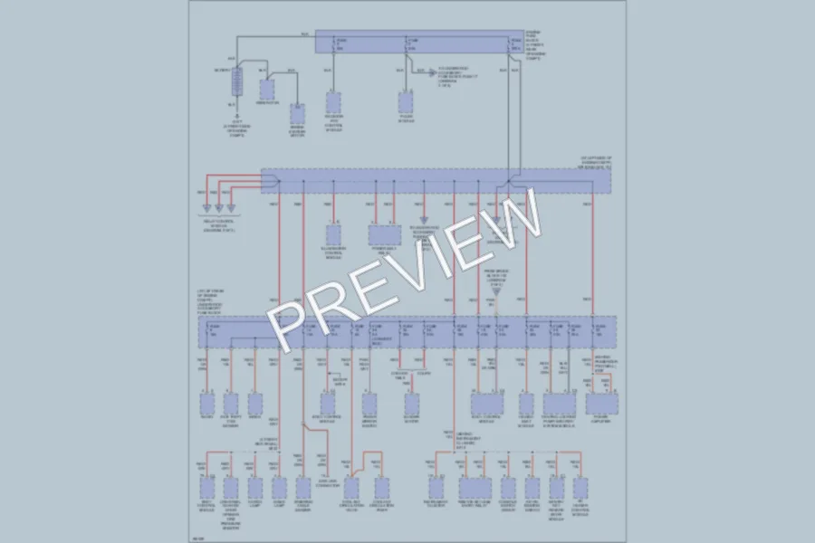 2005 Chrysler Crossfire Power Distribution wiring diagram preview