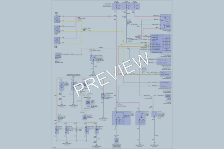 2005 Chrysler PTCruiser Interior Lights wiring diagram preview
