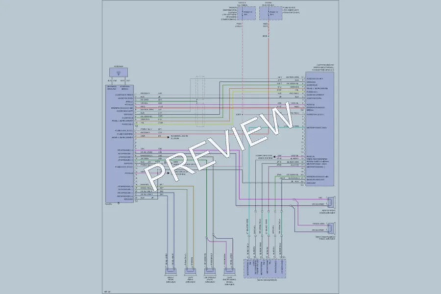 2005 Chrysler PTCruiser Radio wiring diagram preview