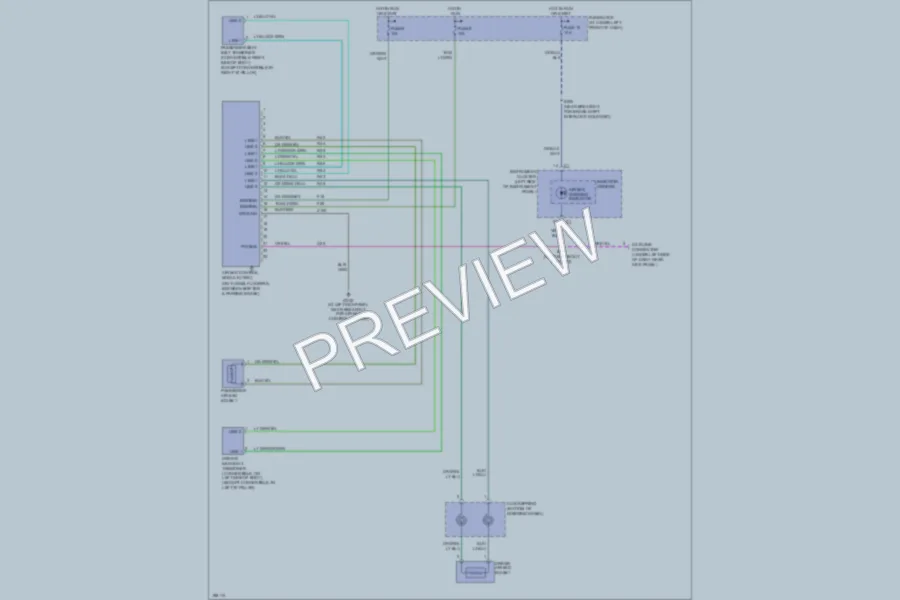 2005 Chrysler PTCruiser Supplemental Restraints wiring diagram preview