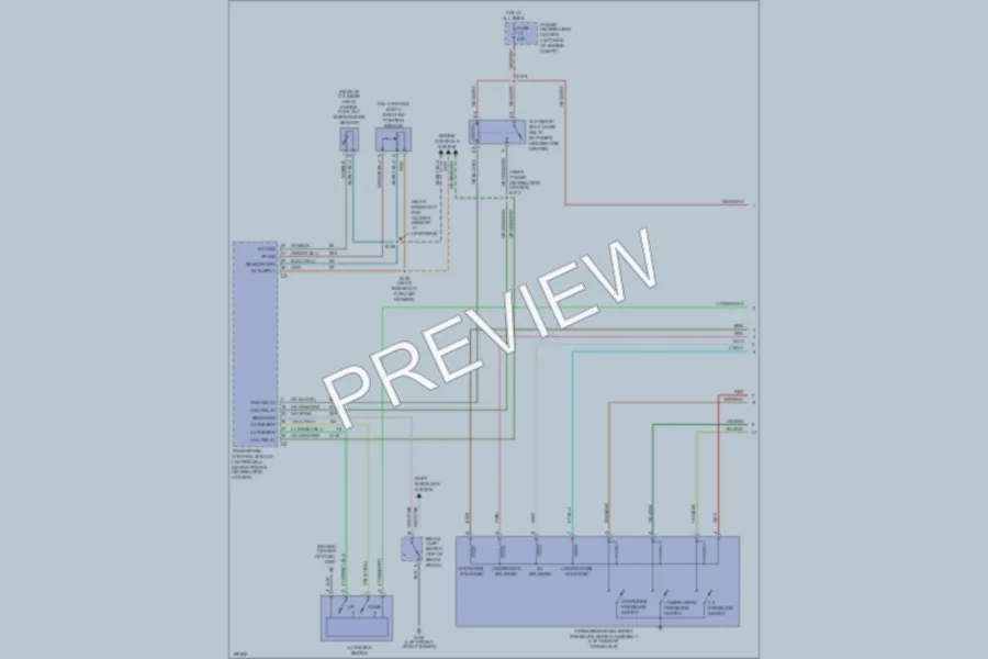 2005 Chrysler PTCruiser Transmission wiring diagram preview