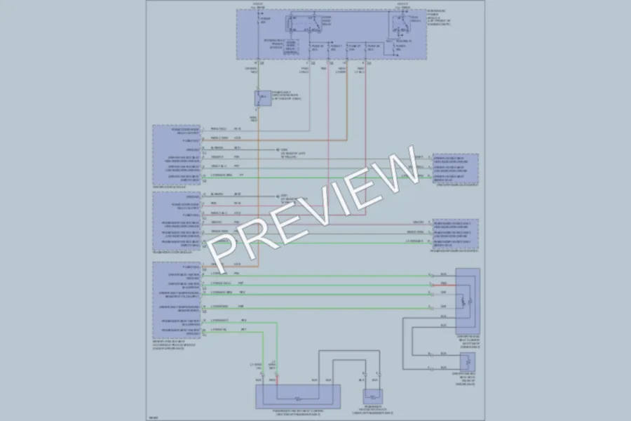 2005 Chrysler Pacifica Power Seats wiring diagram preview